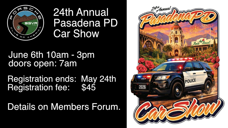 Pasadena Police Car Show
